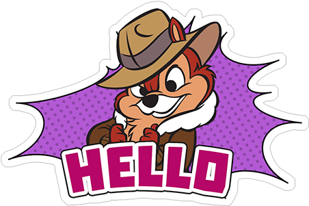 Сhip And Dale Stickers On Viber - Chip And Dale Rescue Rangers (490x317)