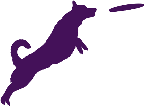 Exercise - Disc Dog Silhouette (524x448)