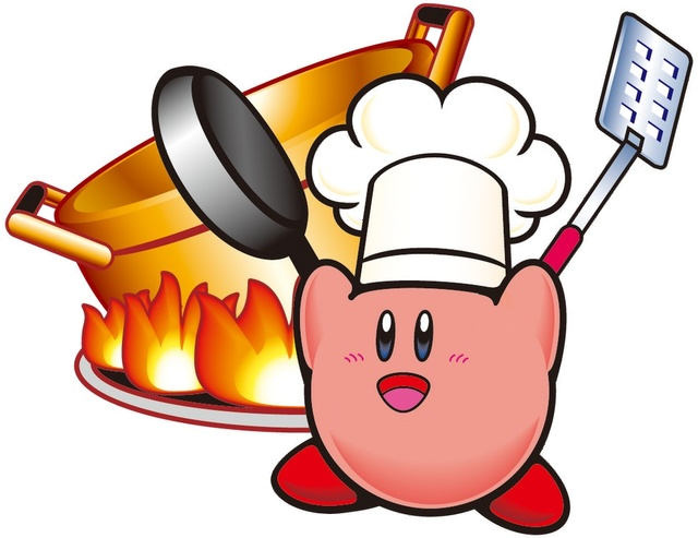 Kdc Artwork Chef Kirby Kss - Kirby Chef Png (640x493)
