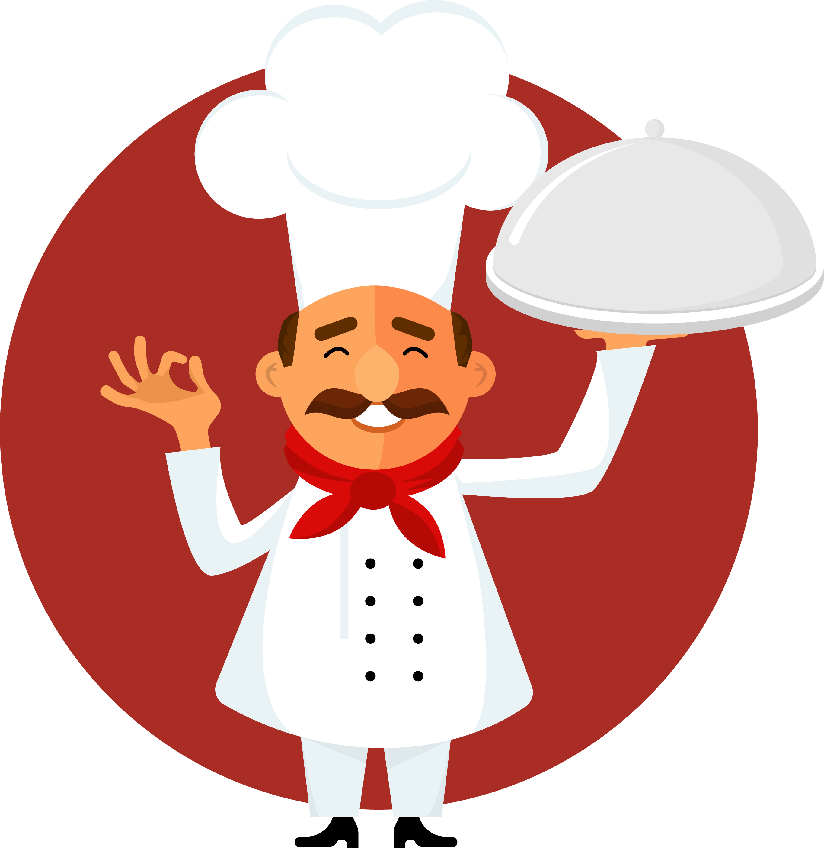 Chef - Italian Chef Cartoon Transparent (2730x2807)