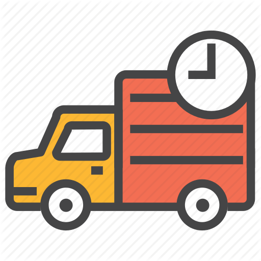 Delivery Clipart Shipping Truck - Time Delivery (512x512)