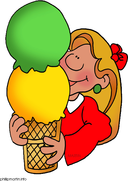 Food Clip Art By Phillip Martin, Ice Cream - Inventions From Ancient China (456x648)
