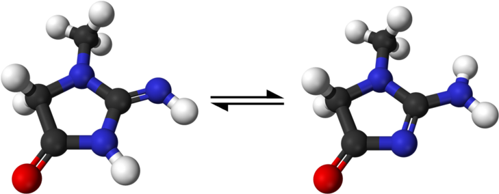 Stick Model Of Creatinine Ball Model Of Creatinine - Creatinine Molecular Formula (800x355)