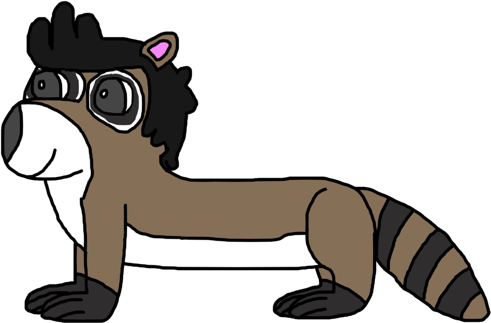 Bobby Santiago Raccoon By Deecat98 - Cartoon (1024x753)