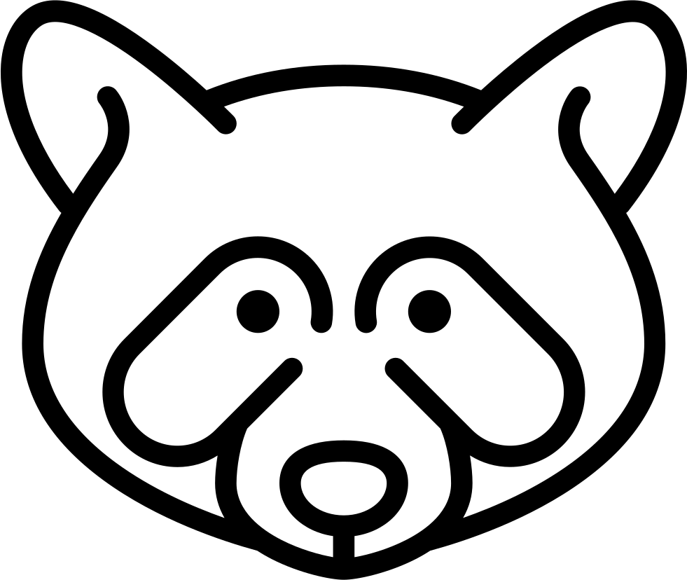 Raccoon Head Comments - Raccoon (981x828)