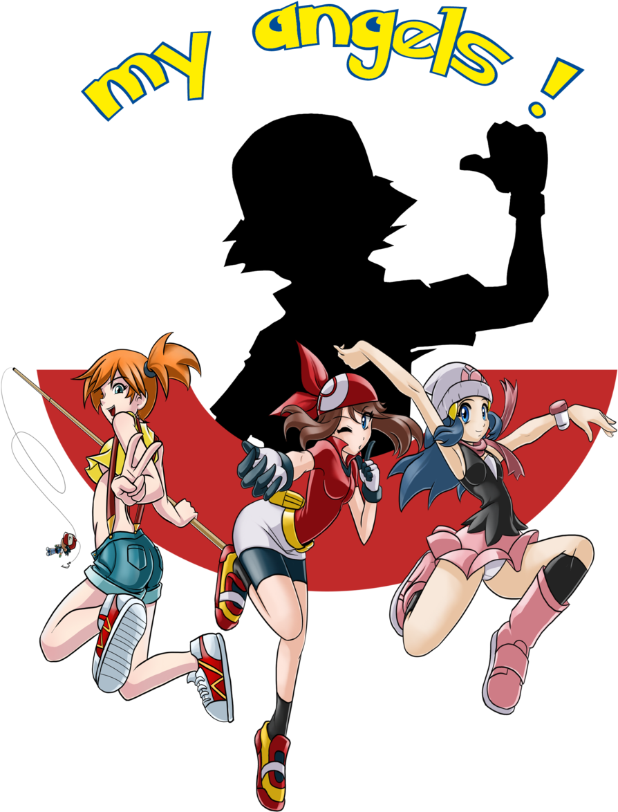 Satoshi's Angels By Mauroz Satoshi's Angels By Mauroz - Cartoon (1024x1196)