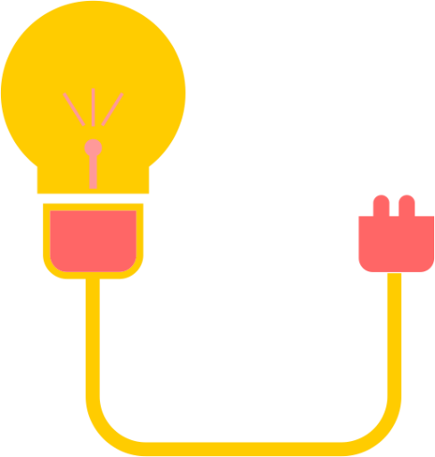 Electricity Clipart Bulb - Icon Lamp Png (488x512)