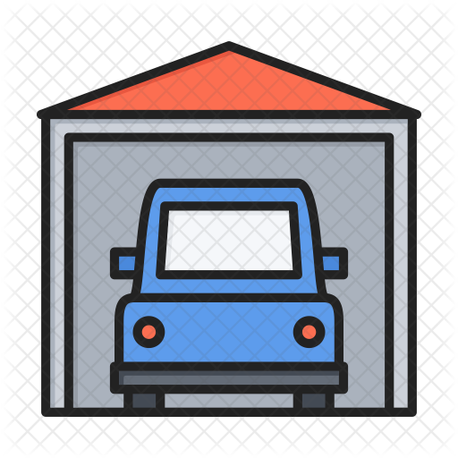 Car Garage Icon - Car (512x512)