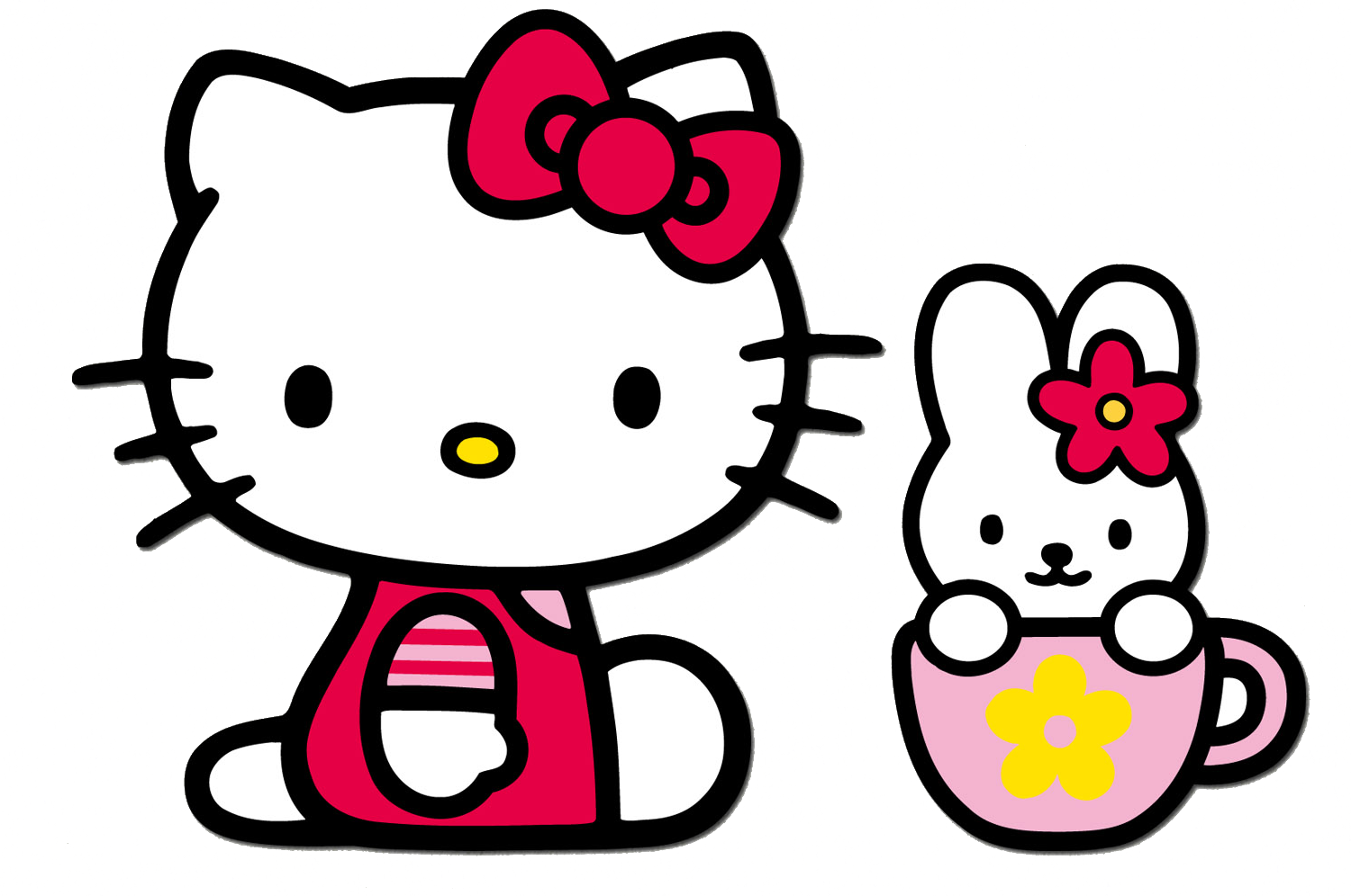 Hello Kitty Photos - Hello Kitty Vector Png (1500x996)