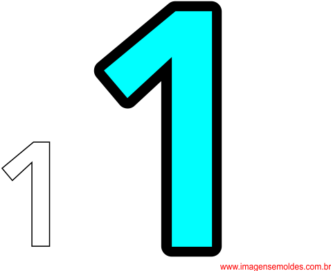 Molde Do Numero 1 (500x410)