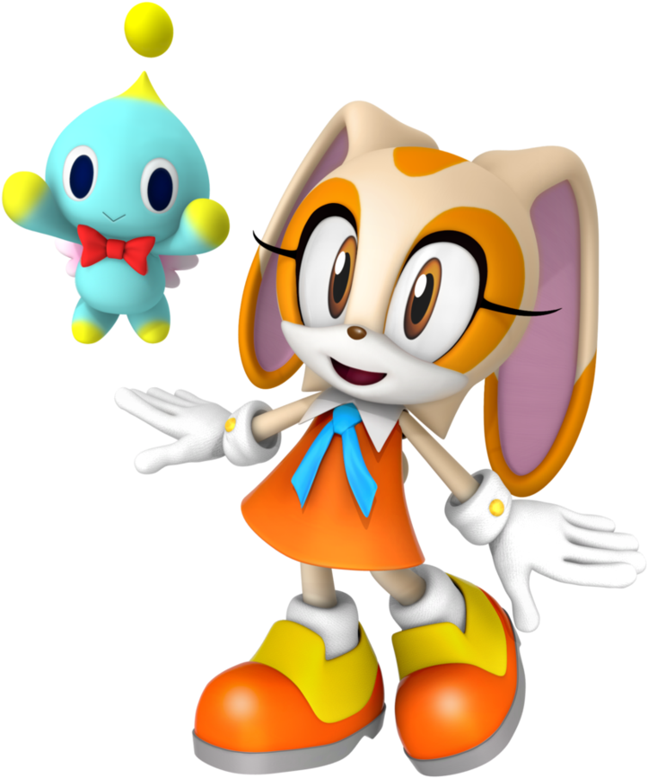 Cream And Cheese, Team Rose 2/4 By Nibroc-rock - Cream The Rabbit Sonic Boom (894x894)