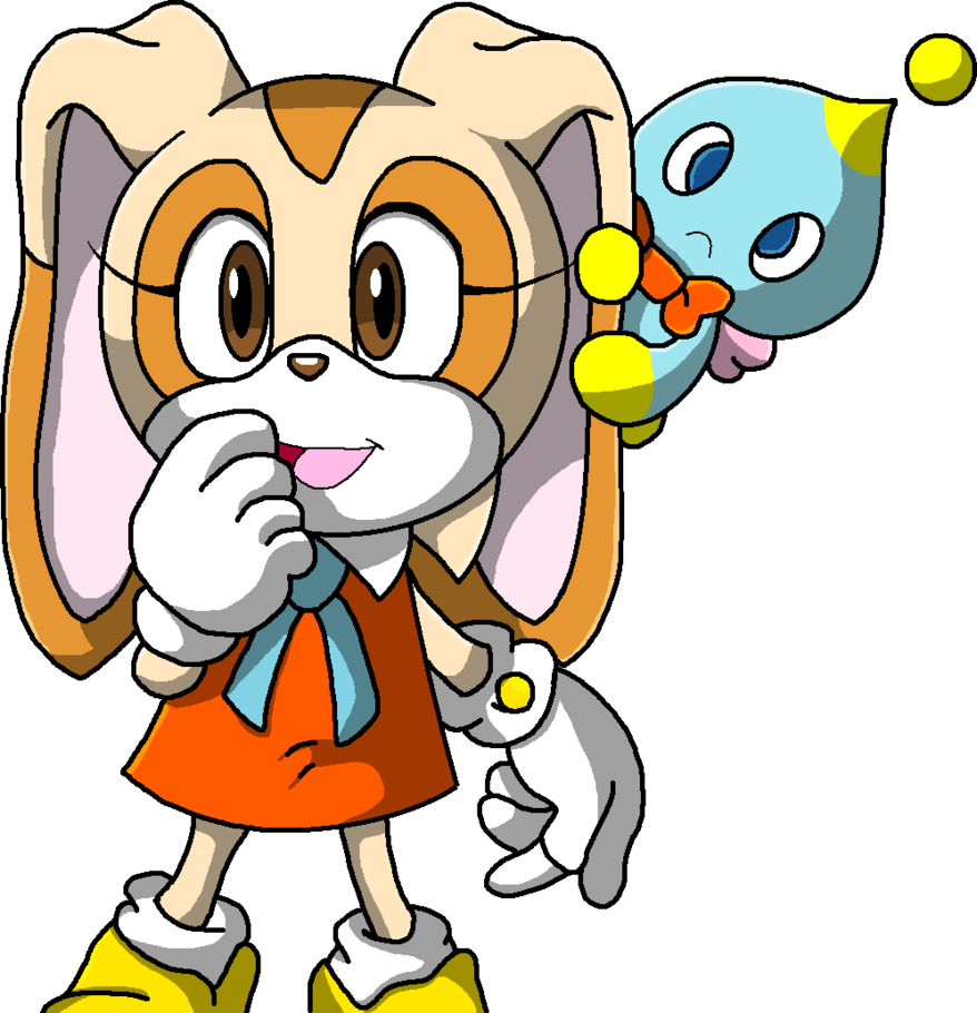 Cream And Cheese - Cream The Rabbit Sonic Advance 2 (878x910)