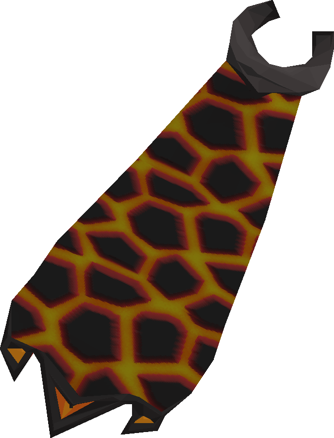 Infernal Cape Detail - Runescape Inferno Cape Gif (673x881)