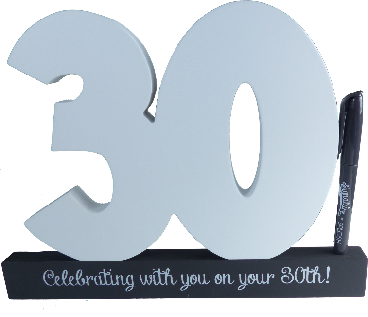30th Birthday Signature Block By Splosh - 40th Birthday Signature Number Splosh | 40 Number You (900x726)