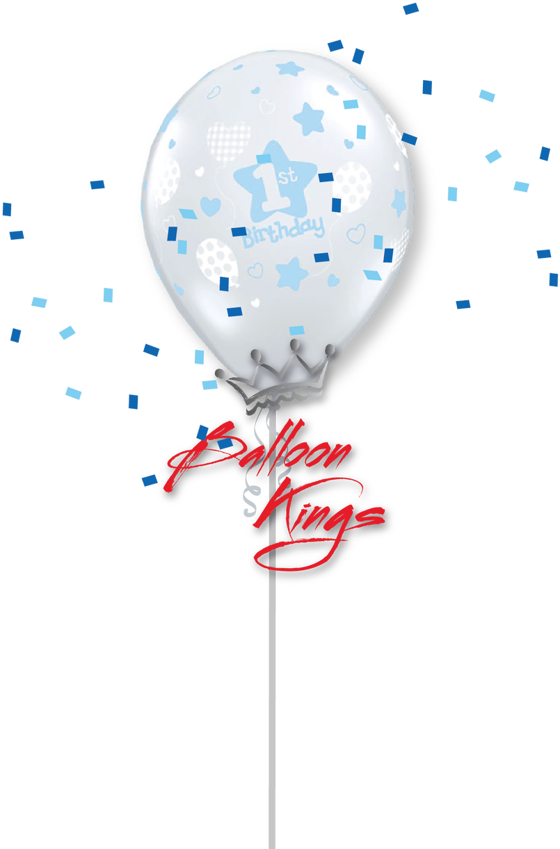 11in Latex First Birthday Boy - Calligraphy (1080x1280)