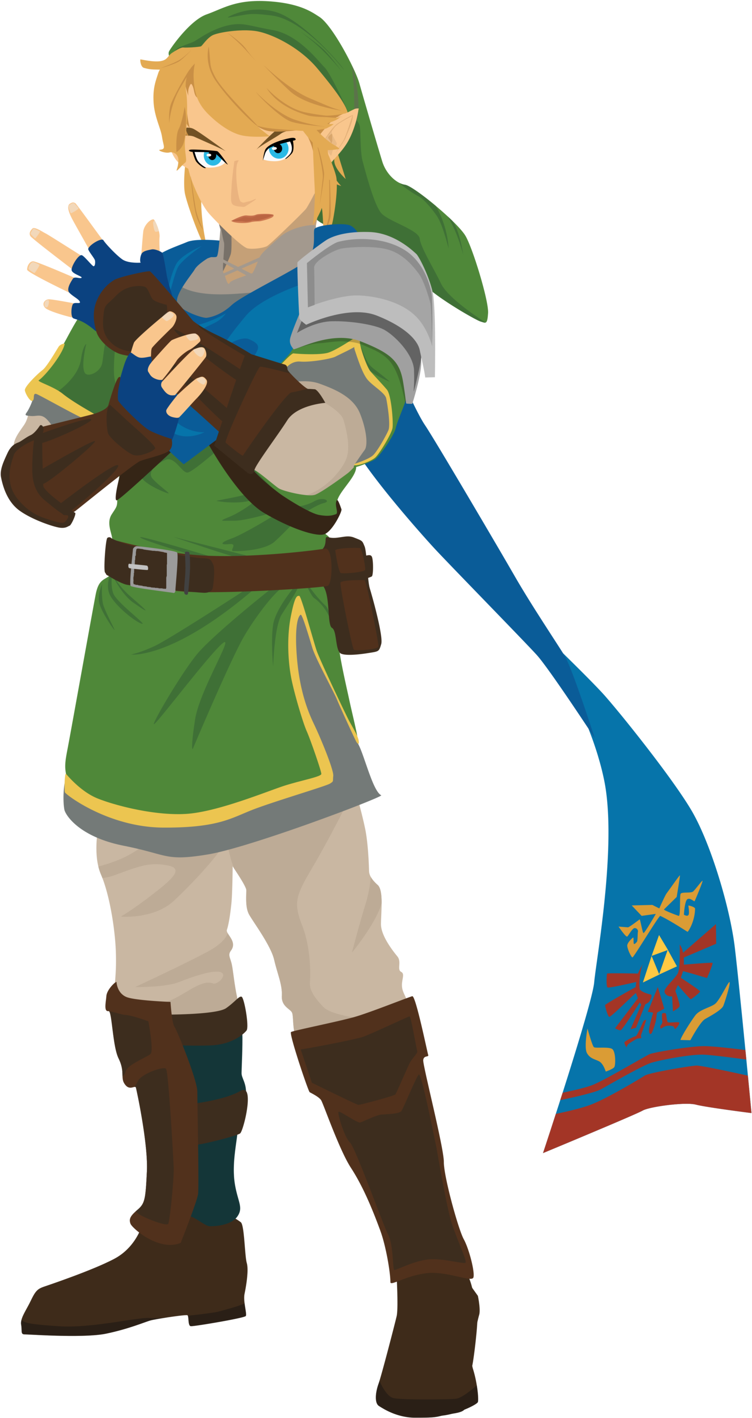 Firedragonmatty Link - Link Hyrule Warriors Lineart (1600x2963)