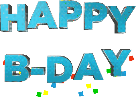 Animated Gif Transparent, Loop, 3d, Share Or Download - Ucapan Ulang Tahun Bergerak (480x480)