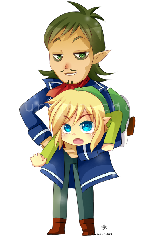 Keychain Commission - Legend Of Zelda Linebeck X Link (586x948)