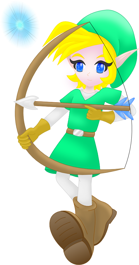 Link Navi Legend Of Zelda Transparent By Mikaristar - Cartoon (628x1040)