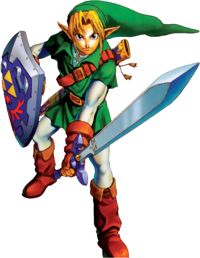 The Legend Of Zelda - Zelda Ocarina Of Time Link (675x869)
