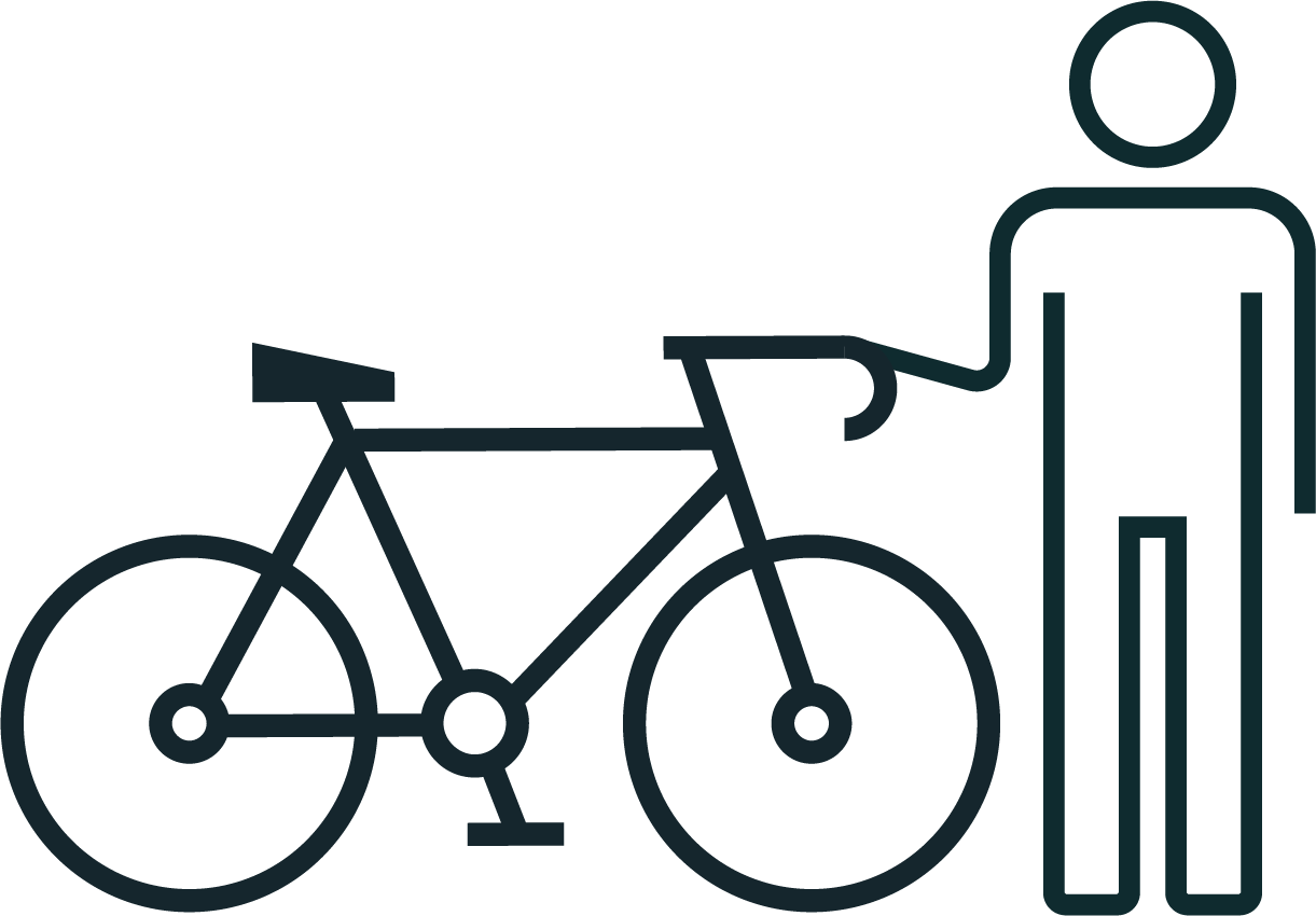 Pick Up Your Bike - Cartoon Bike Outline (1221x850)
