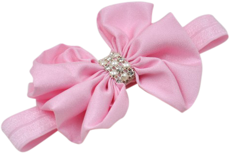 Pink Baby Headband, Baby Headband, Bow Headband - Headband (800x531)