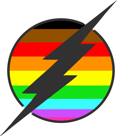Flash Lgbt Logos Uwu - Emblem (540x540)