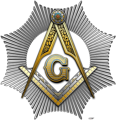 Masonic Compass And Square Png (386x400)