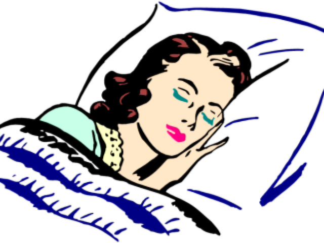 Sleeping Clipart Comfy Bed - Should Get Out Of Bed (640x480)