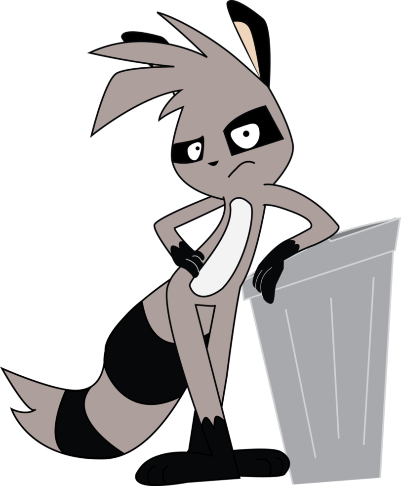 Rubi Raccoon Vector By Hoodie-stalker - Cartoon (812x983)