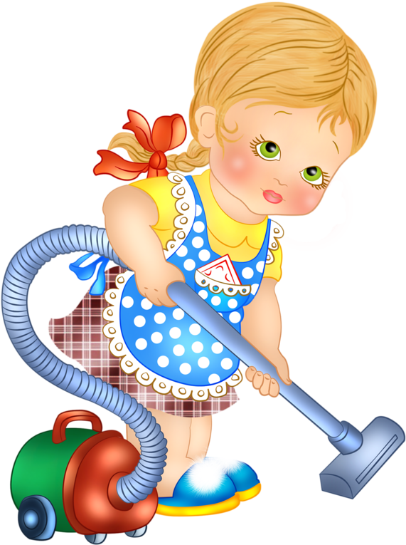 Art Kids, Decoupage, Cards, Cute Clipart, Sweet, Blog, - Little Girl Cleaning Clipart (592x800)