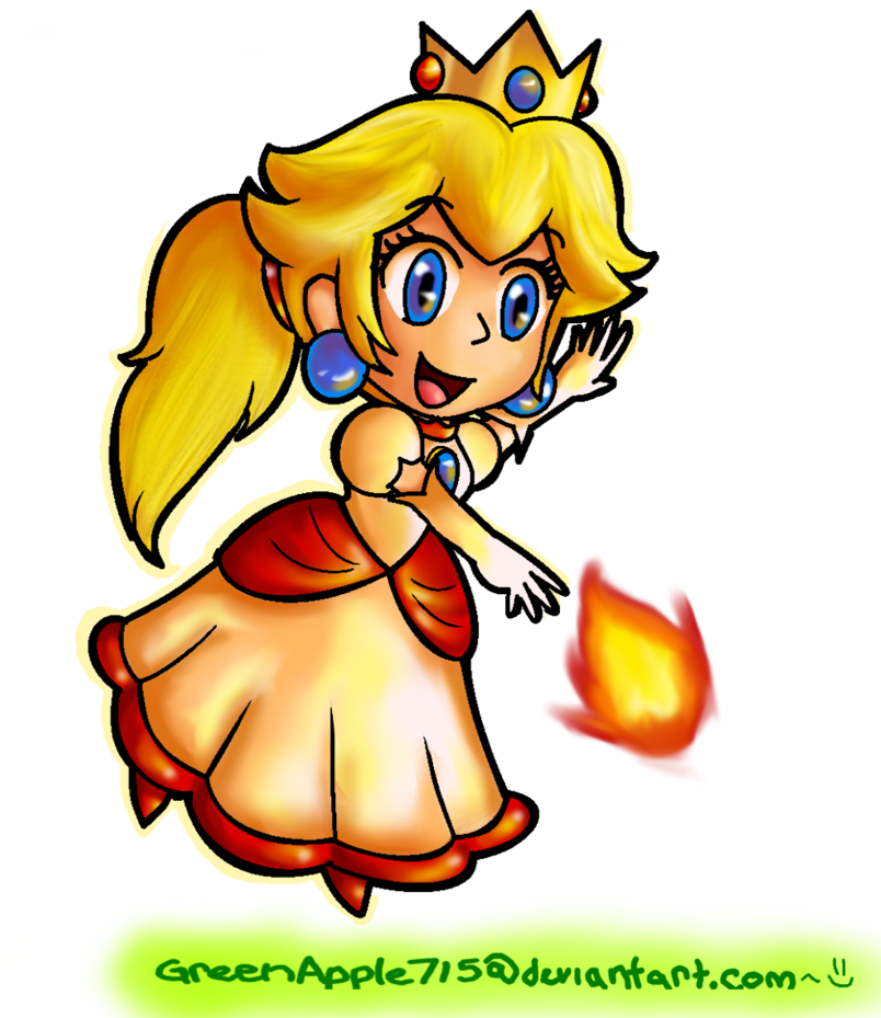 Lil Fire Princess By Greenapple715 - Digital Art (816x979)