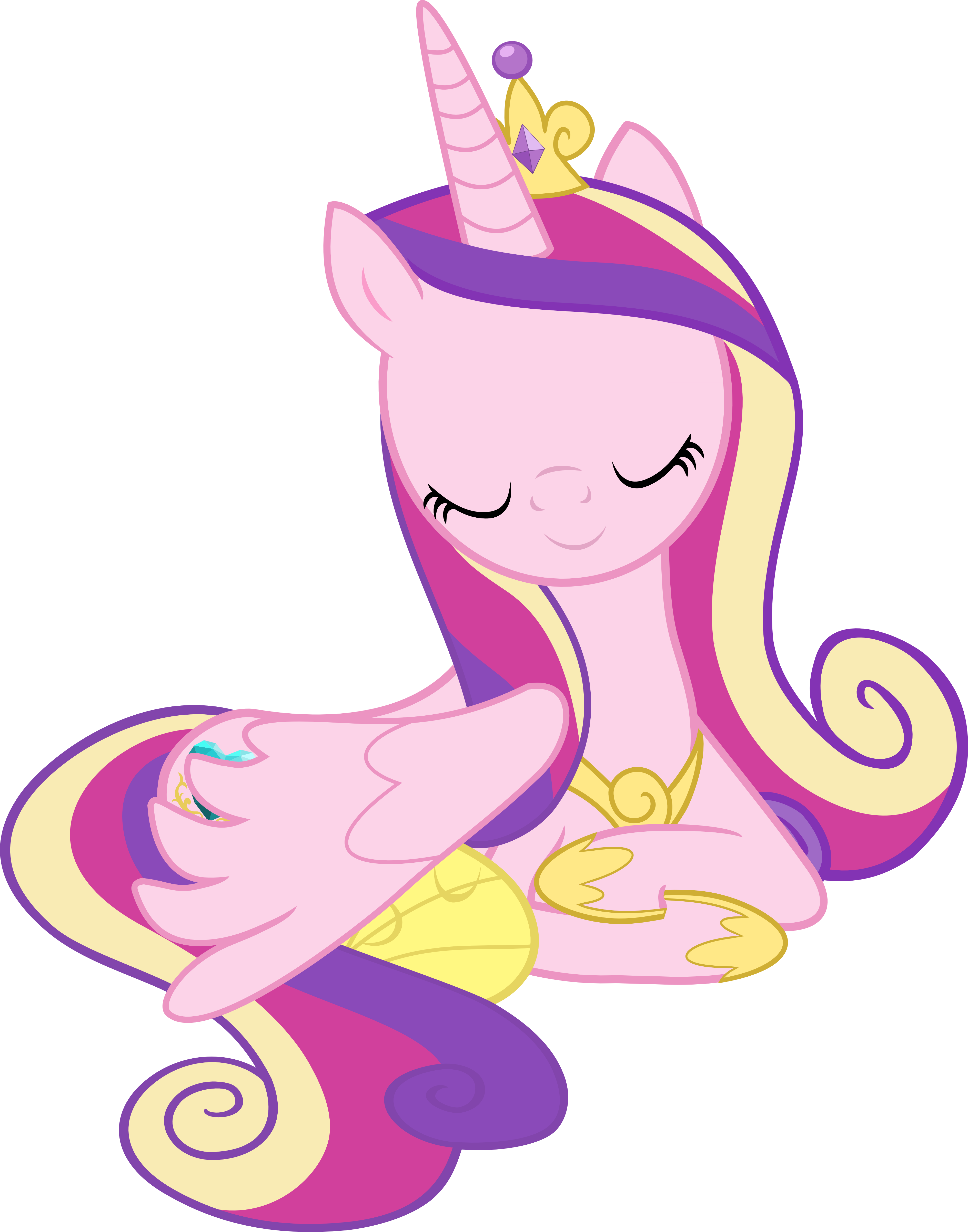 Princess Cadence By Matty4z-d5wkcz8 - Princess Cadence Sleeping (3776x4810)