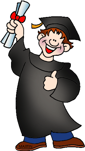 High School Graduation Clip Art - Clip Art High School Graduation (303x504)