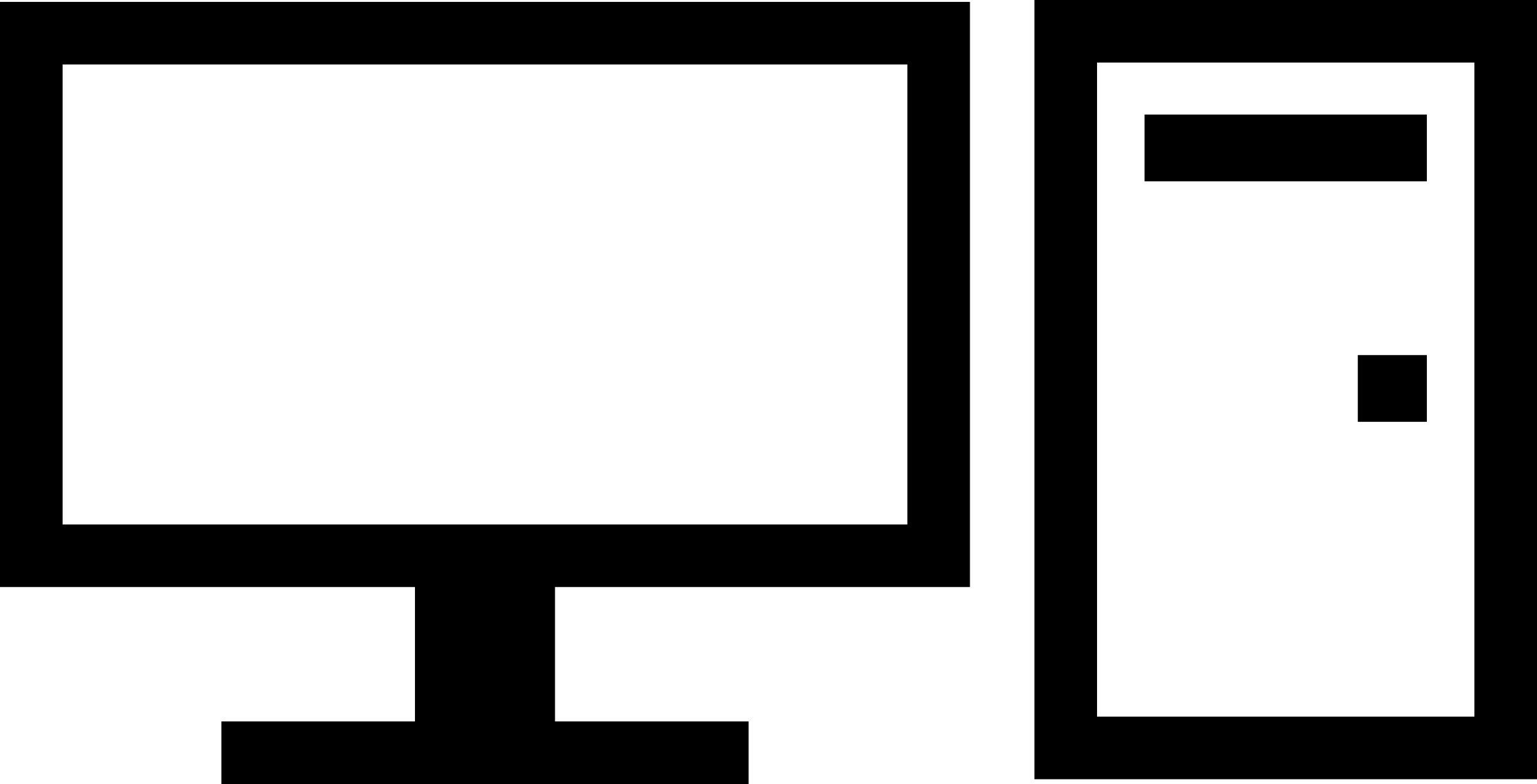 Big Image - Computer Black And White Png (2400x1225)