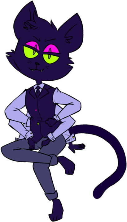 Wanted To Draw @nick Nocturn After He Went On @pan - Cartoon (465x750)