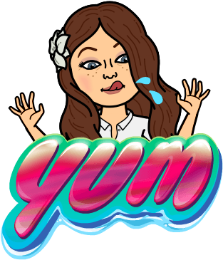 I Didn't Know That Fact About The Cherry Pie - Yum Bitmoji (398x398)