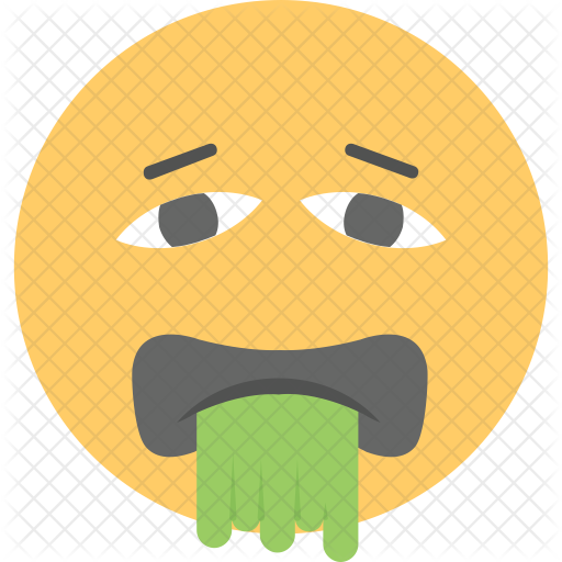 Nauseated Icon - Emoticon (512x512)