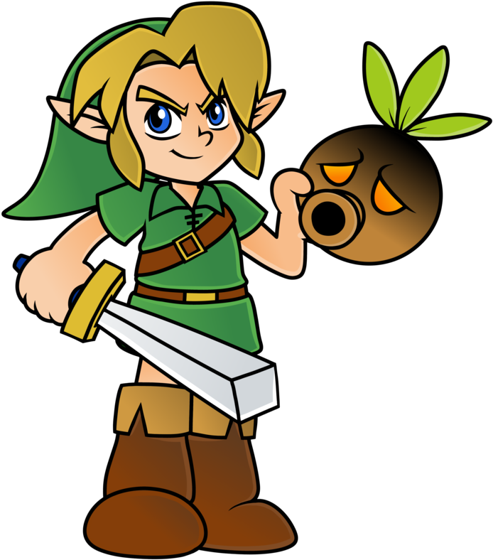 Link By Mrpiggyjelly - Digital Art (894x894)