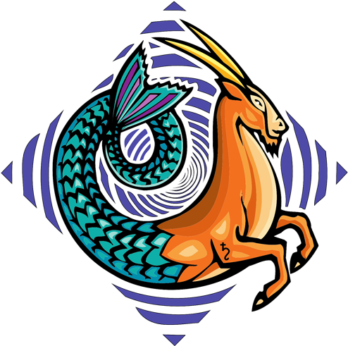 Capricorn Mermaid Color Ink Tattoo Design - Color Tattoo Design Png (500x496)