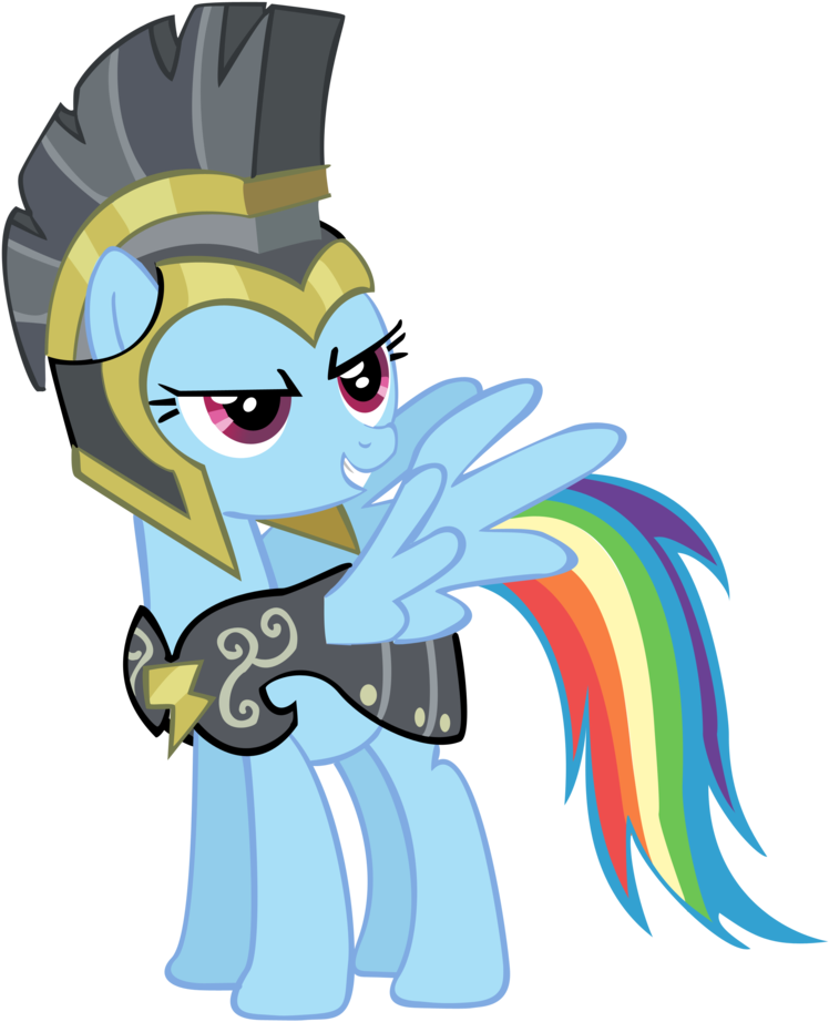 Commander Hurricane Vector By Kyute-kitsune - My Little Pony Rainbow Dash In Armor (900x1030)