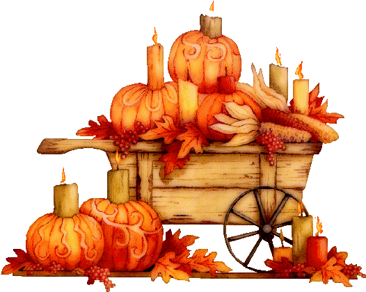 Pumpkins & Candles Graphic Autumn Fall Candle Gif Pumpkin - Pumpkins Gif (537x434)