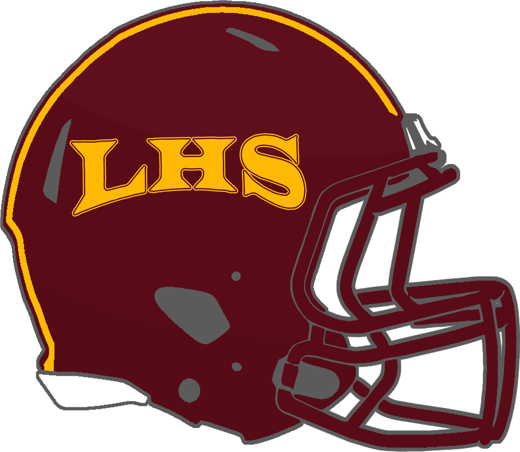 Forest Hill Patriots - Mississippi State Helmet (1800x1565)