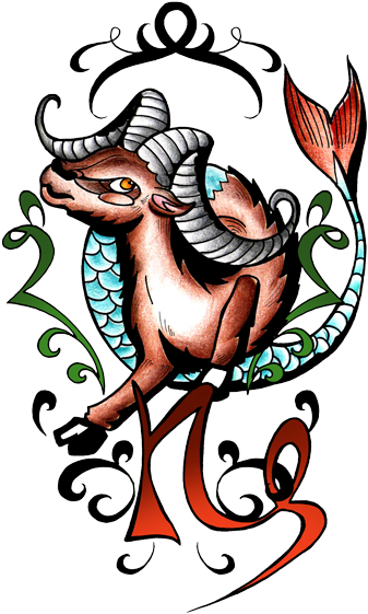 Capricorn Tattoos And Designs Photos - Capricorn Sign (350x569)
