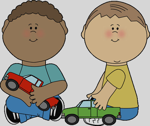 Kids Clip Art Children Sharing Toys Clipart - Kind Hands Social Story (500x421)