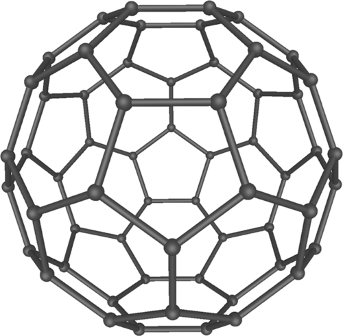 Good Ol' C60 Aka Buckminsterfullerene Aka Bucky Ball - Carbon Nanotubes And Buckyballs (500x490)