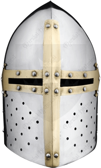 Sugar Loaf Cross Helmet Mh H0933b From Medieval Armour - Components Of Medieval Armour (555x555)