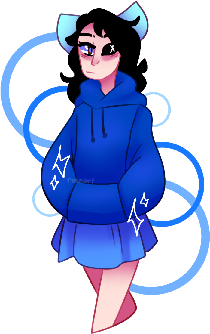 [g] Dont Leave Me Tongue Tied By Reenari - Cartoon (712x1121)