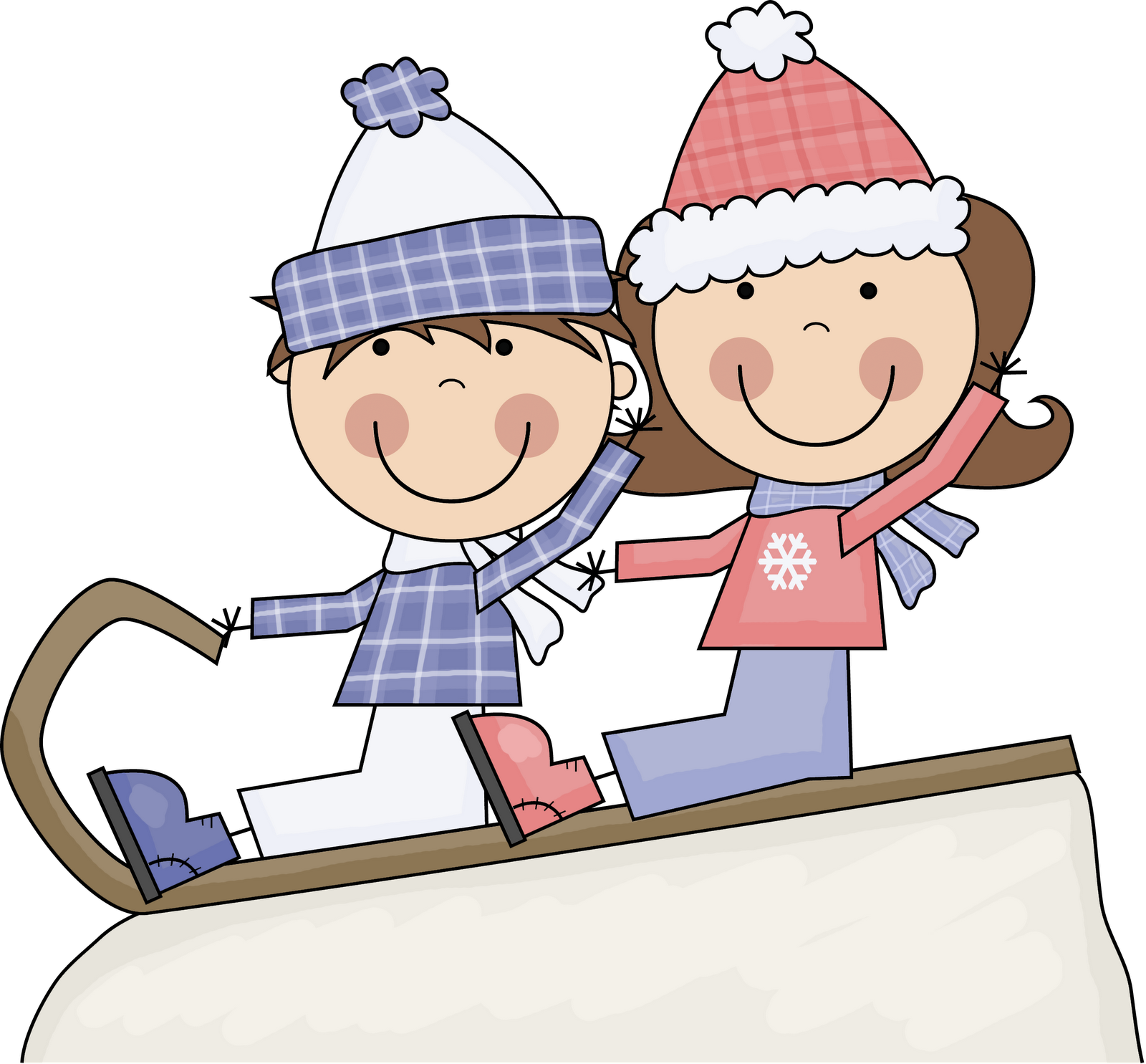 Snow Clipart Child Snow - Kid Playing In Snow Clipart (1600x1485)