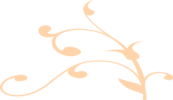 Curly Vine Clip Art At Clker - Lavender Flower Clip Art (600x347)